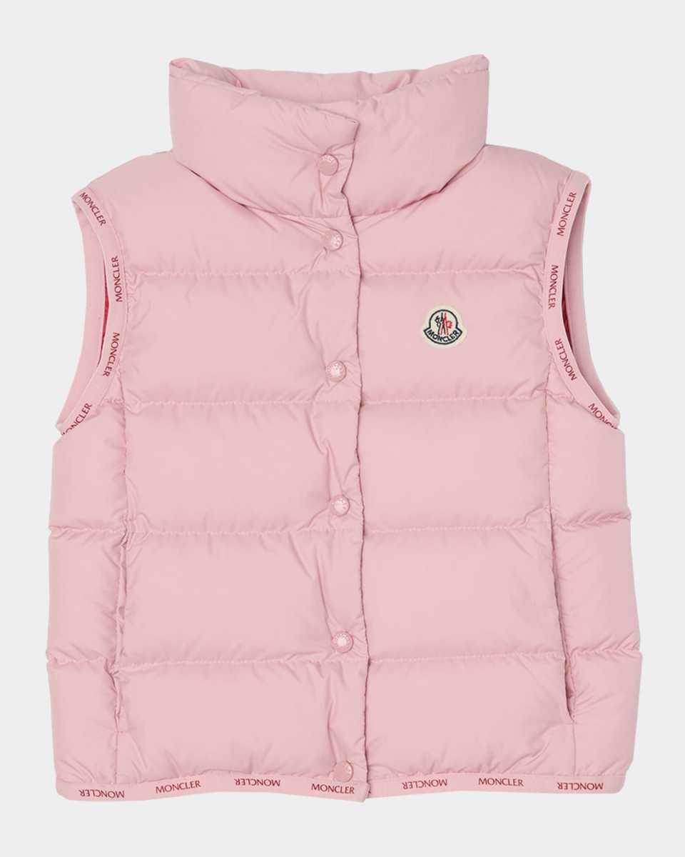 Girl's Badia Quilted Vest, Size 4-